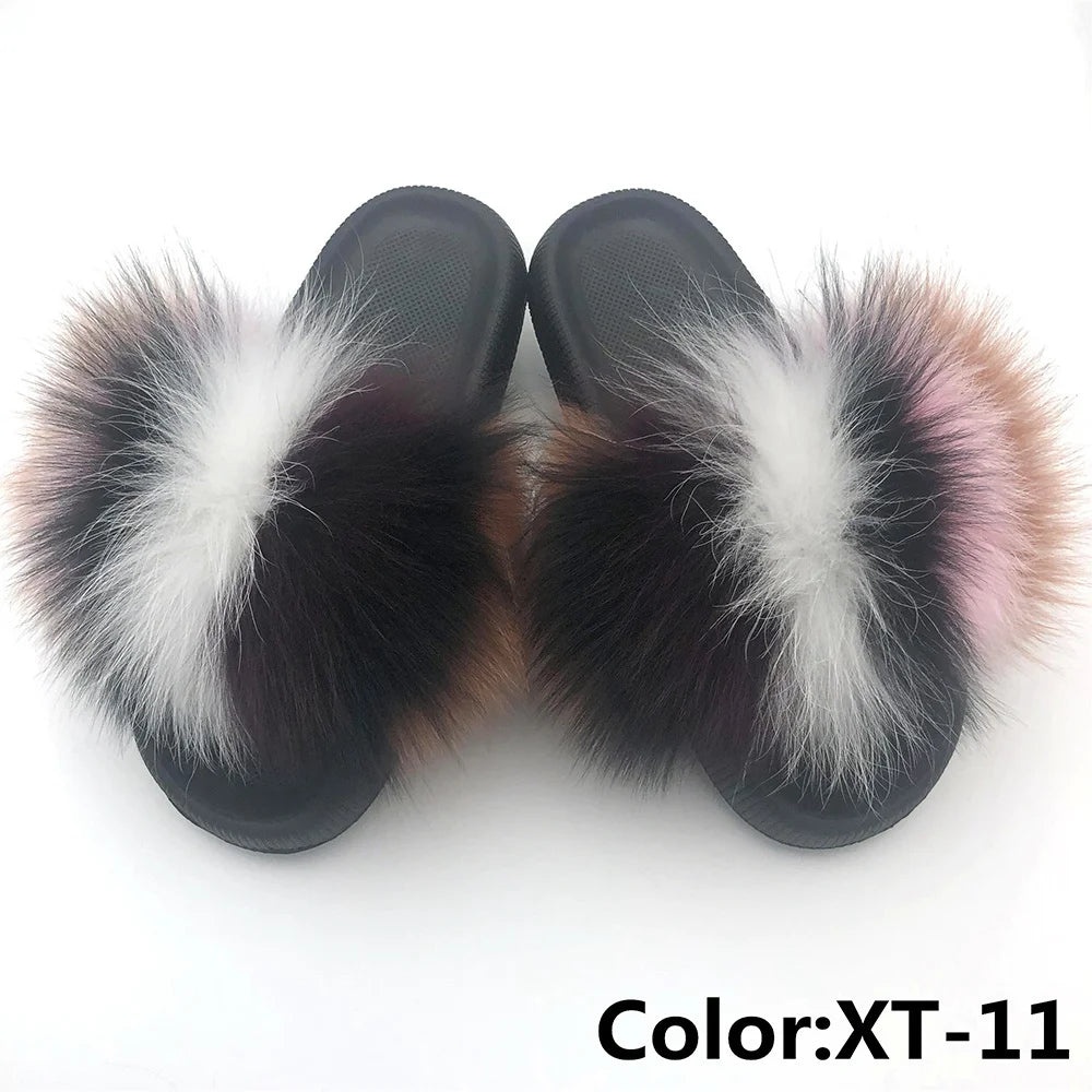 Fur Fluffy thick sole Slippers