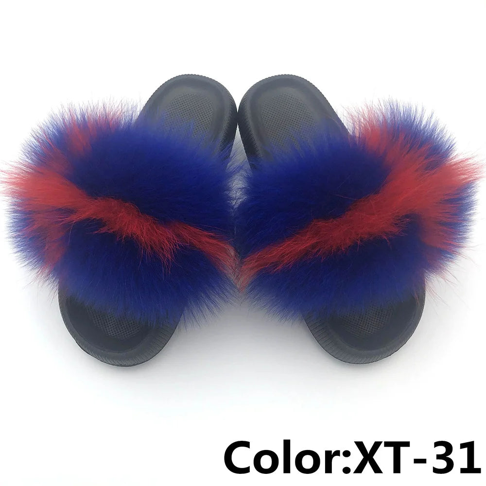 Fur Fluffy thick sole Slippers