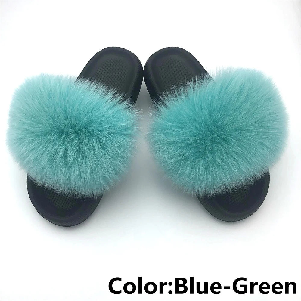 Fur Fluffy thick sole Slippers