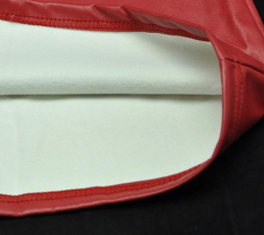 Women Thin Velvet PU Leather Pants