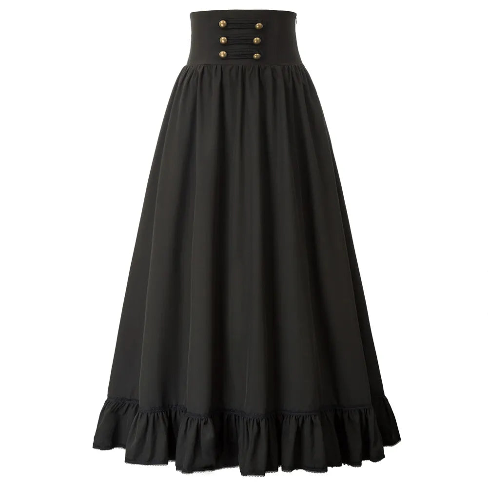Summer Clothes Gothic Maxi Skirt