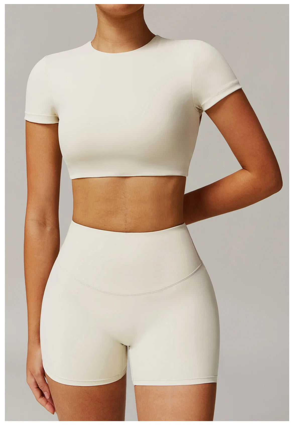 Workout Short Sleeve Shirt Gym Top