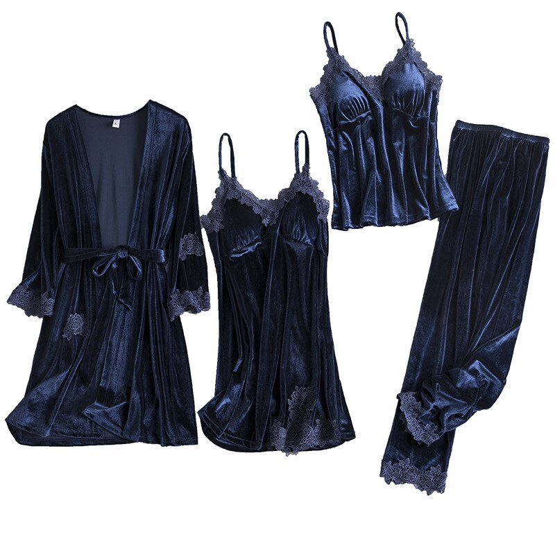 Velour lace Pyjamas Set