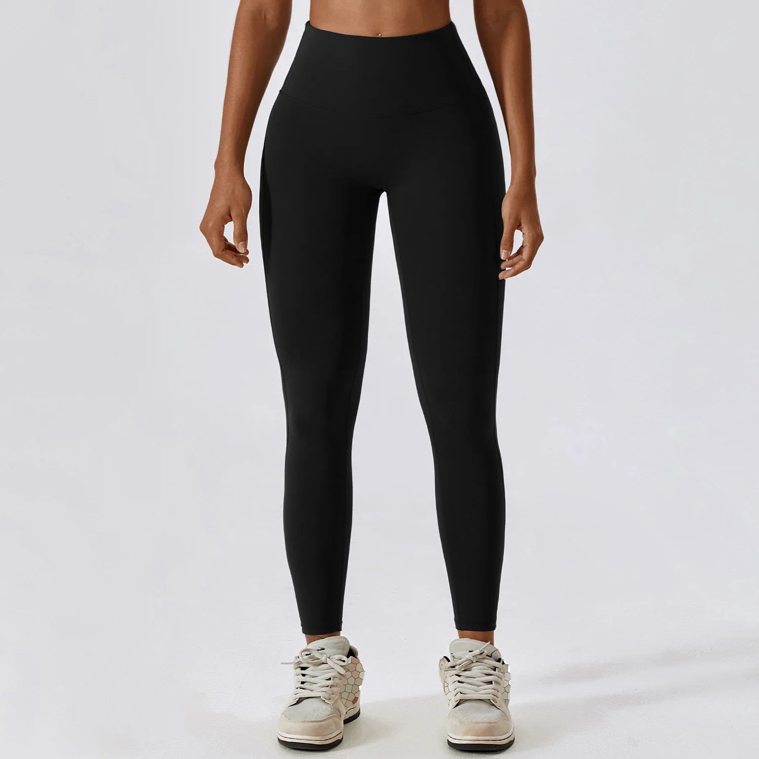 High Waist Push Up gym leggings Advanced Black