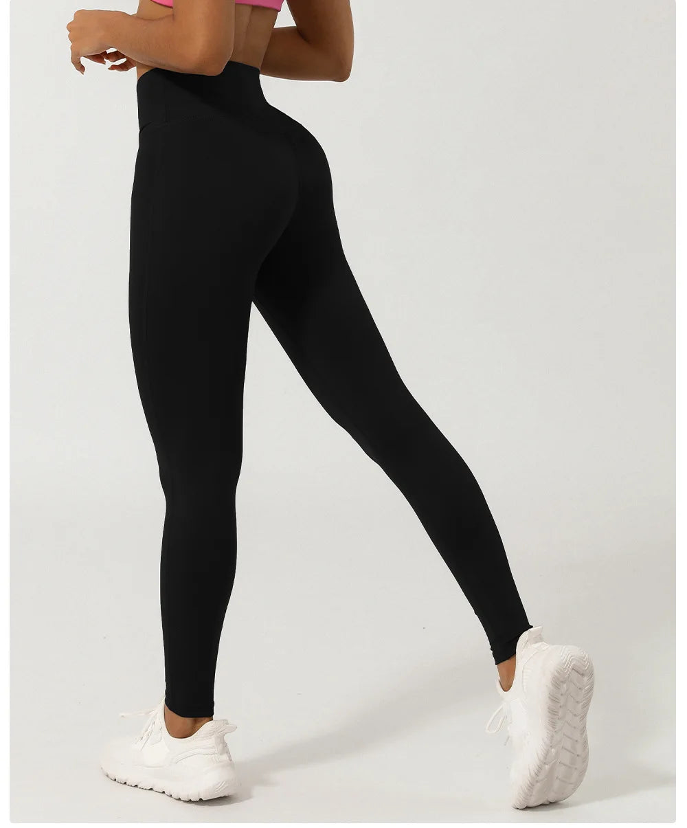 V-shaped Waist High Waist Fitness gym Leggings