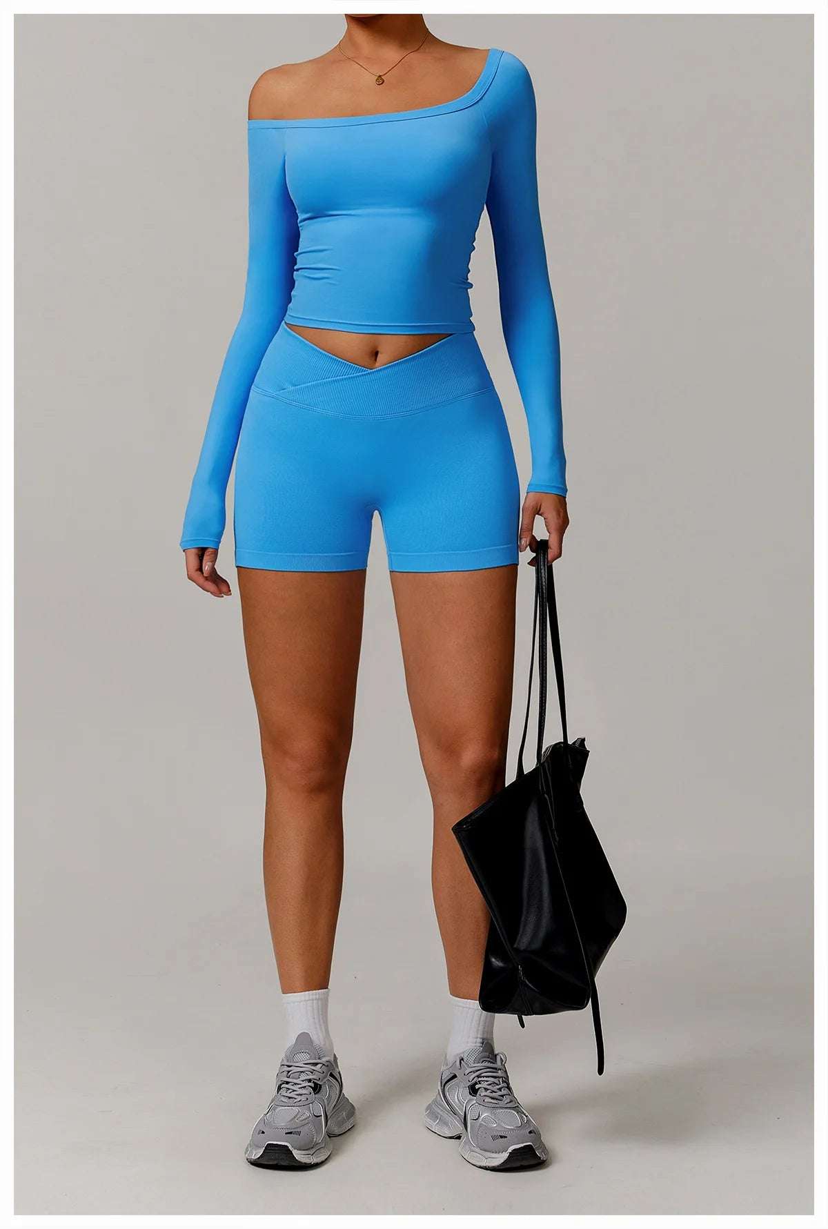 Long Sleeve Fitness Running Push Up Gym Top