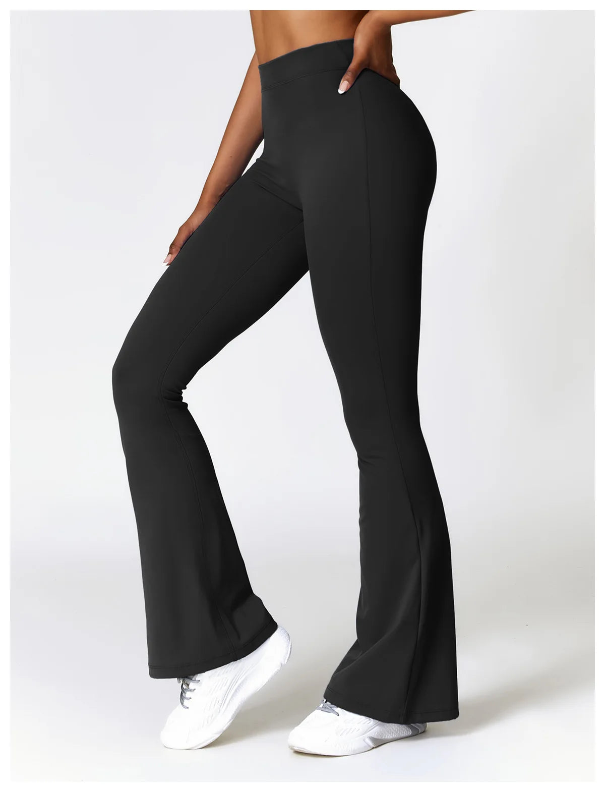 High Waist Flare workout gym Leggings