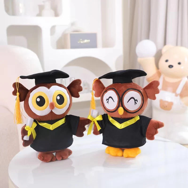Graduate Doctor Capybara Owl Bear Plush soft Toy