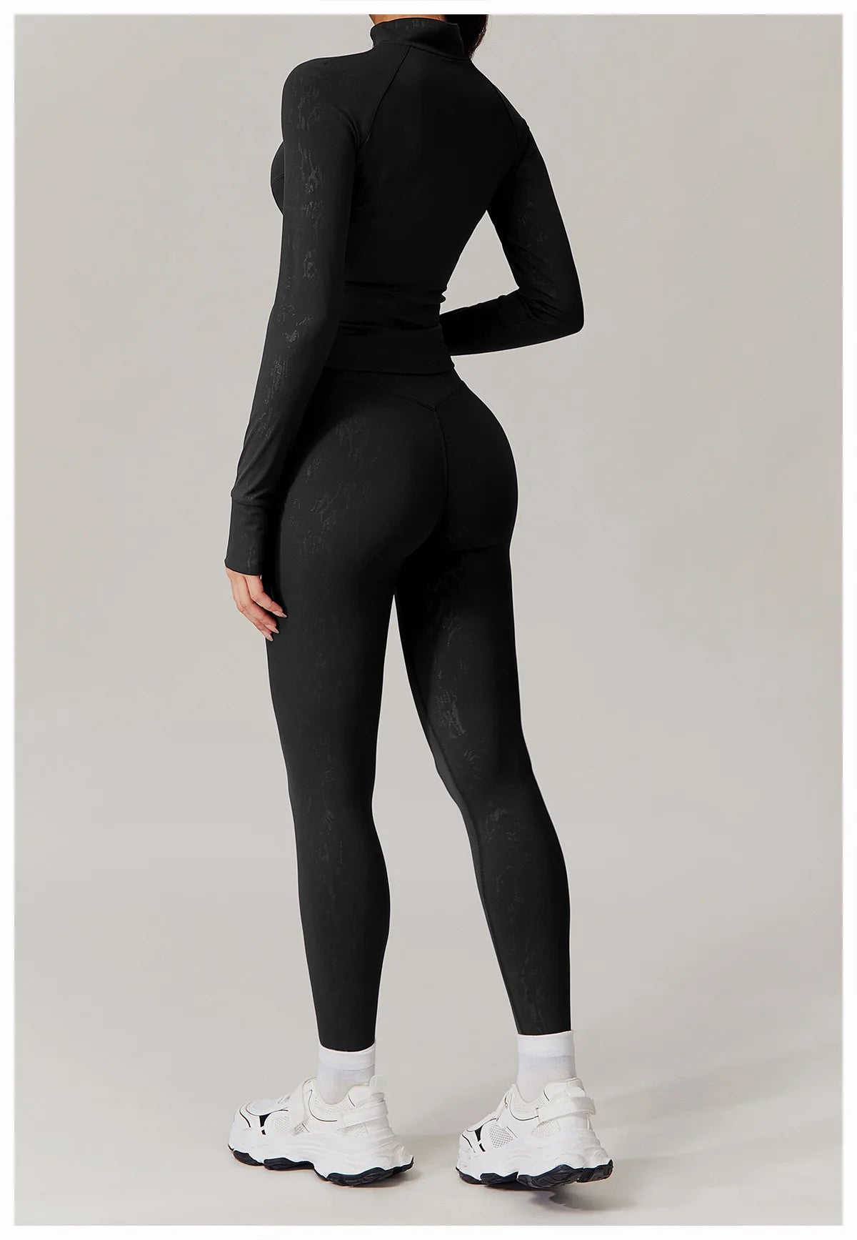 Zipper Long Sleeve Gym Workout Quick Dry Fitness Jacket