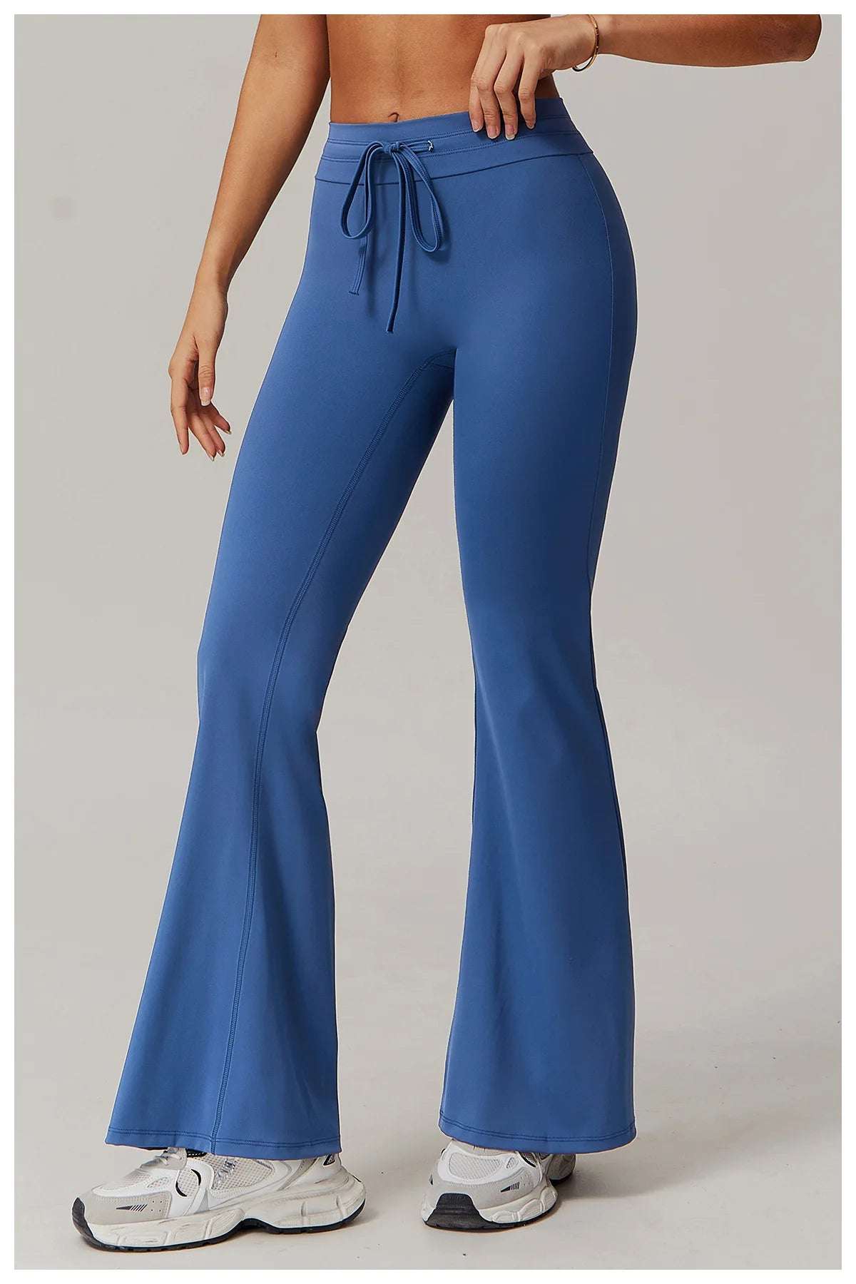 Wide Leg Bell-bottoms drawstring Sports Leggings