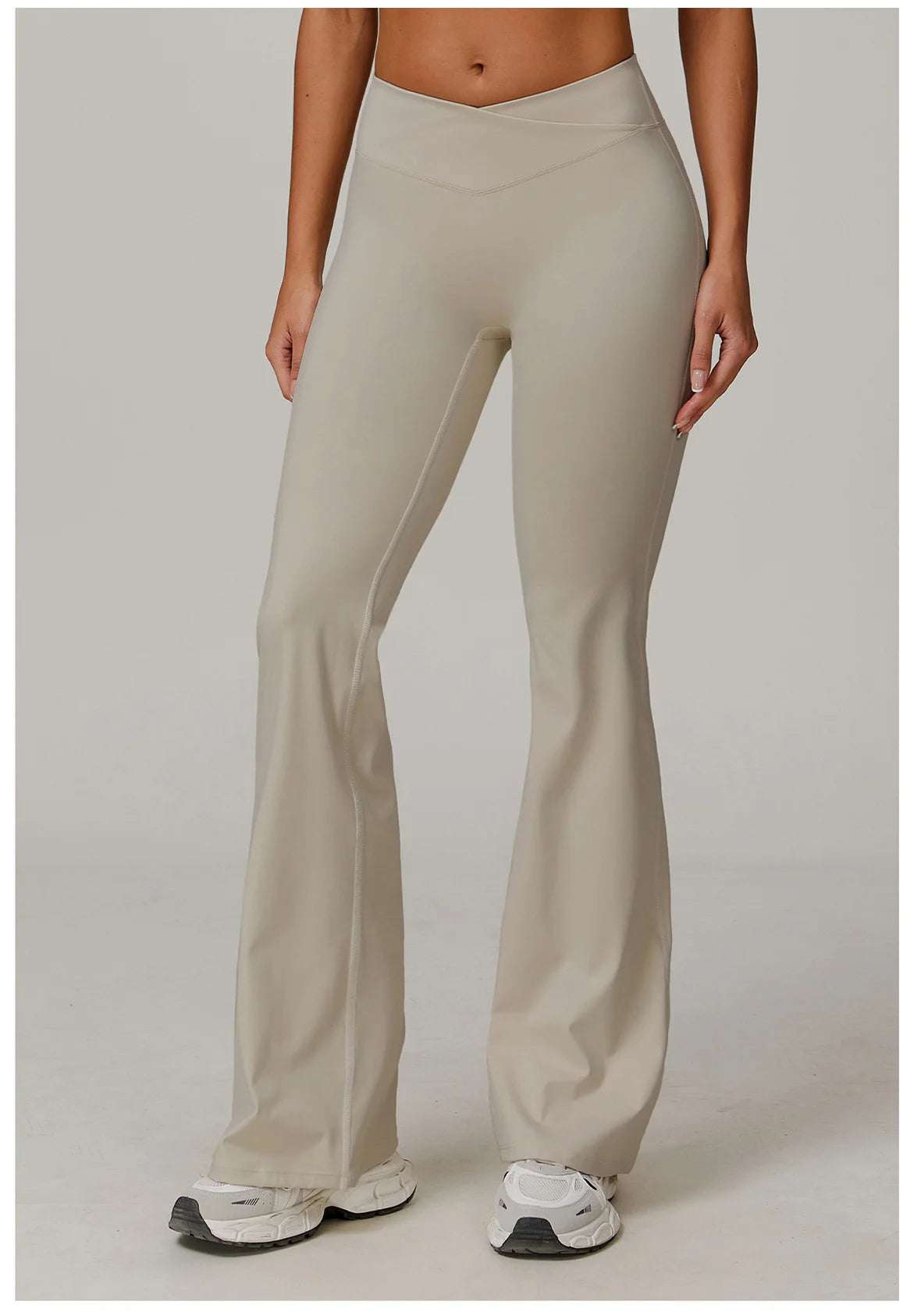 Bell Bottomed High Waist Wide Leg Gym Leggings