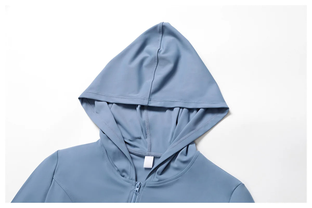 Zipper Long Sleeve Sports Jacket