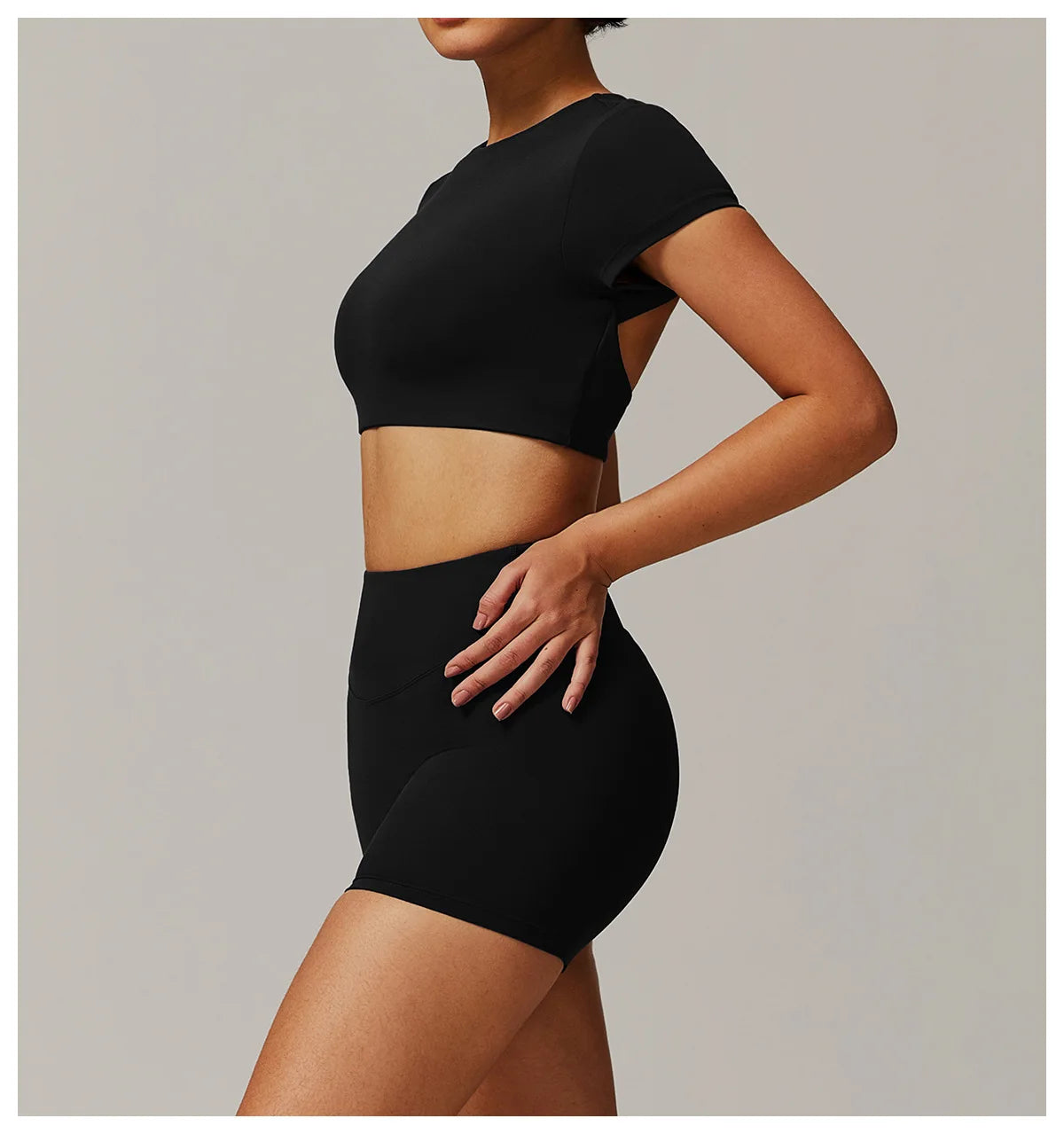 Workout Short Sleeve Shirt Gym Top