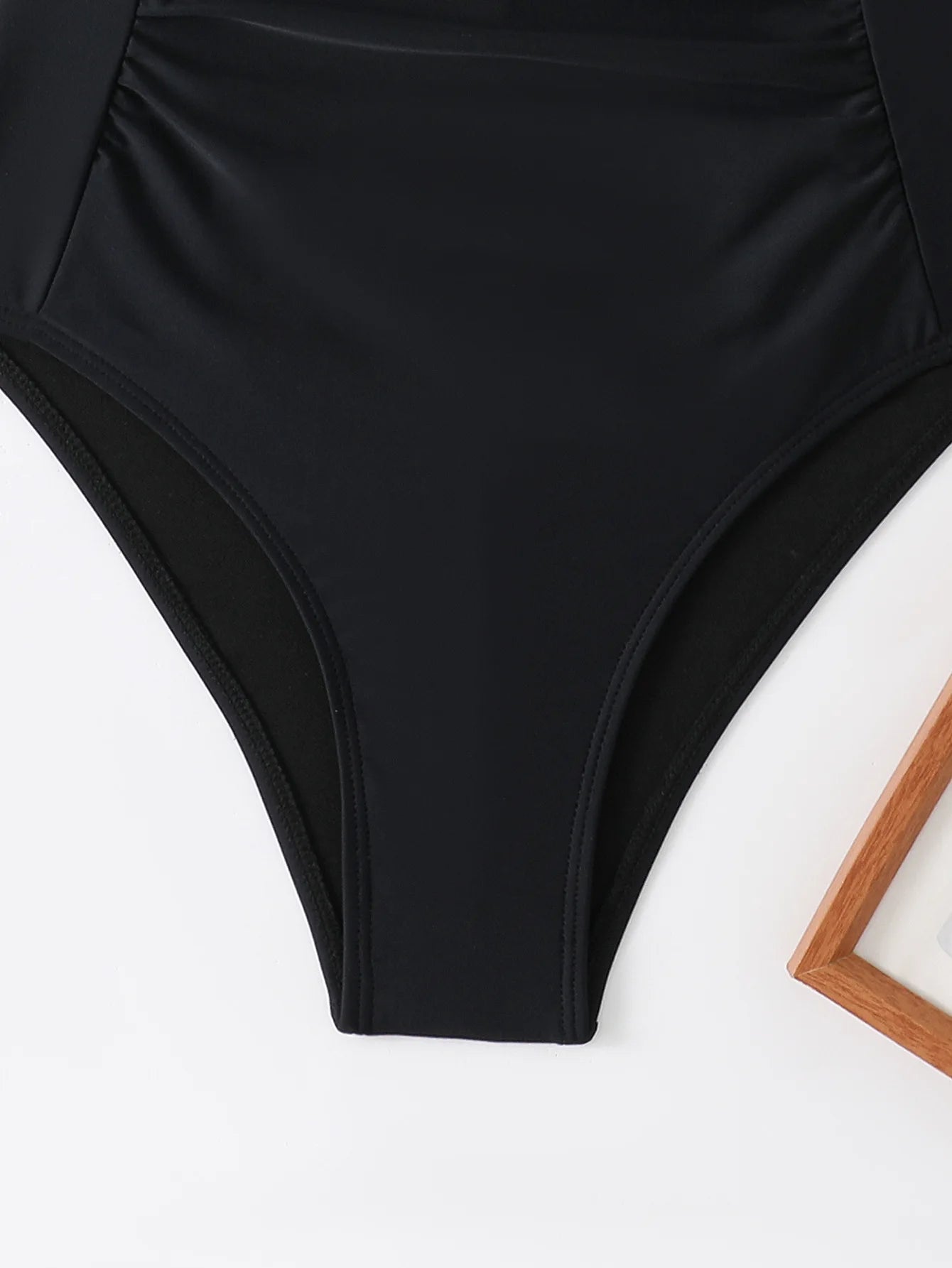 Plunge halter Neck One Piece Swimsuit