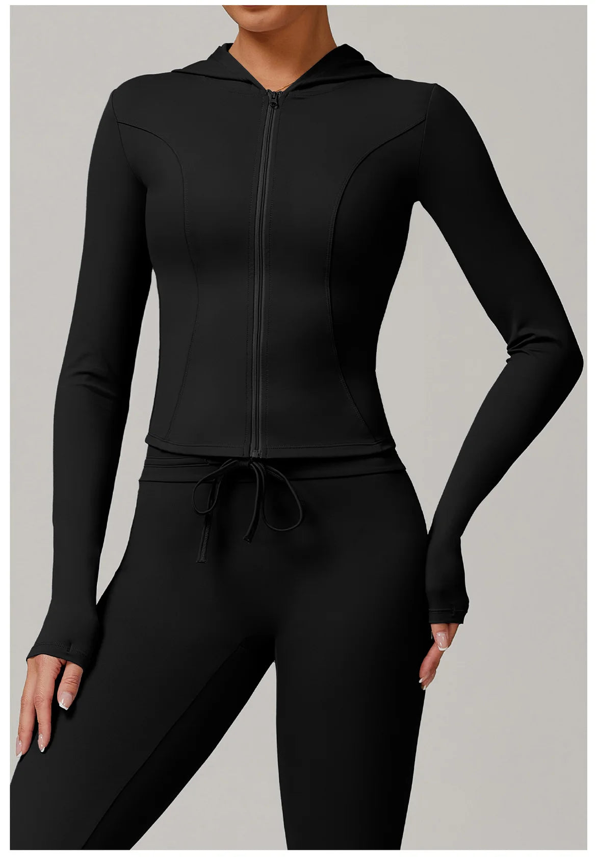 Zipper Long Sleeve Sports Jacket