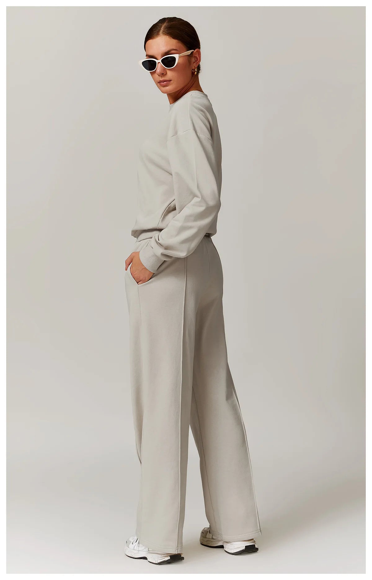 Round Neck Casual Women's sweatshirt