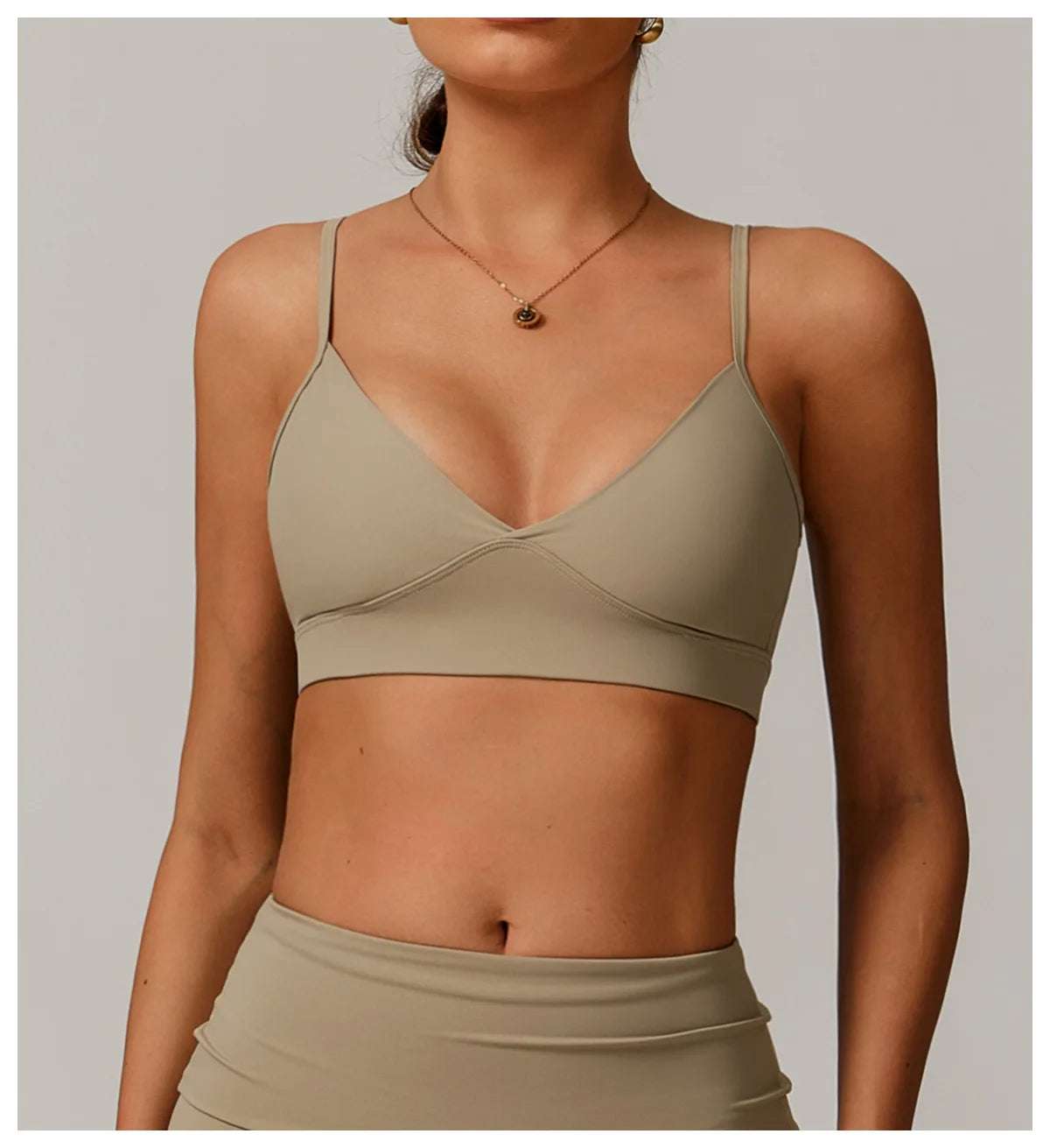 Breathable Shockproof Push Up gym Workout Top