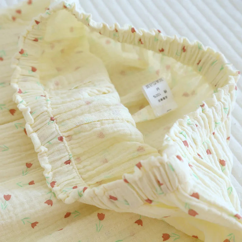 Cotton Crepe Loose lounge pyjama bottoms