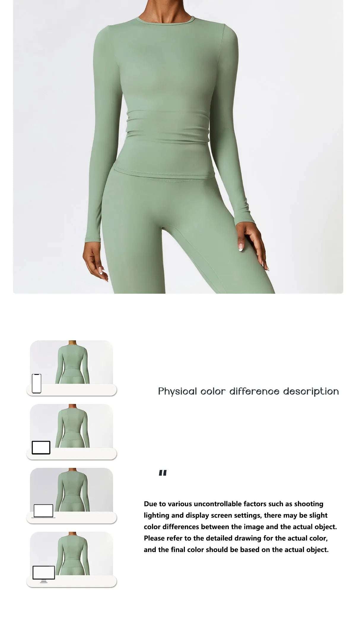 Long Sleeve round neck Running Fitness Gym crop top