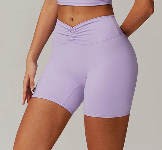 High Waist Push Up Scrunch Butt Fitness Sports Shorts