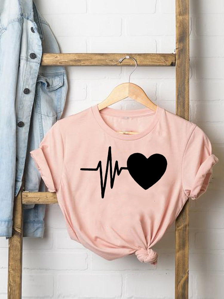 Summer Short Sleeve Print Graphic T Shirt MGQ30397-IK