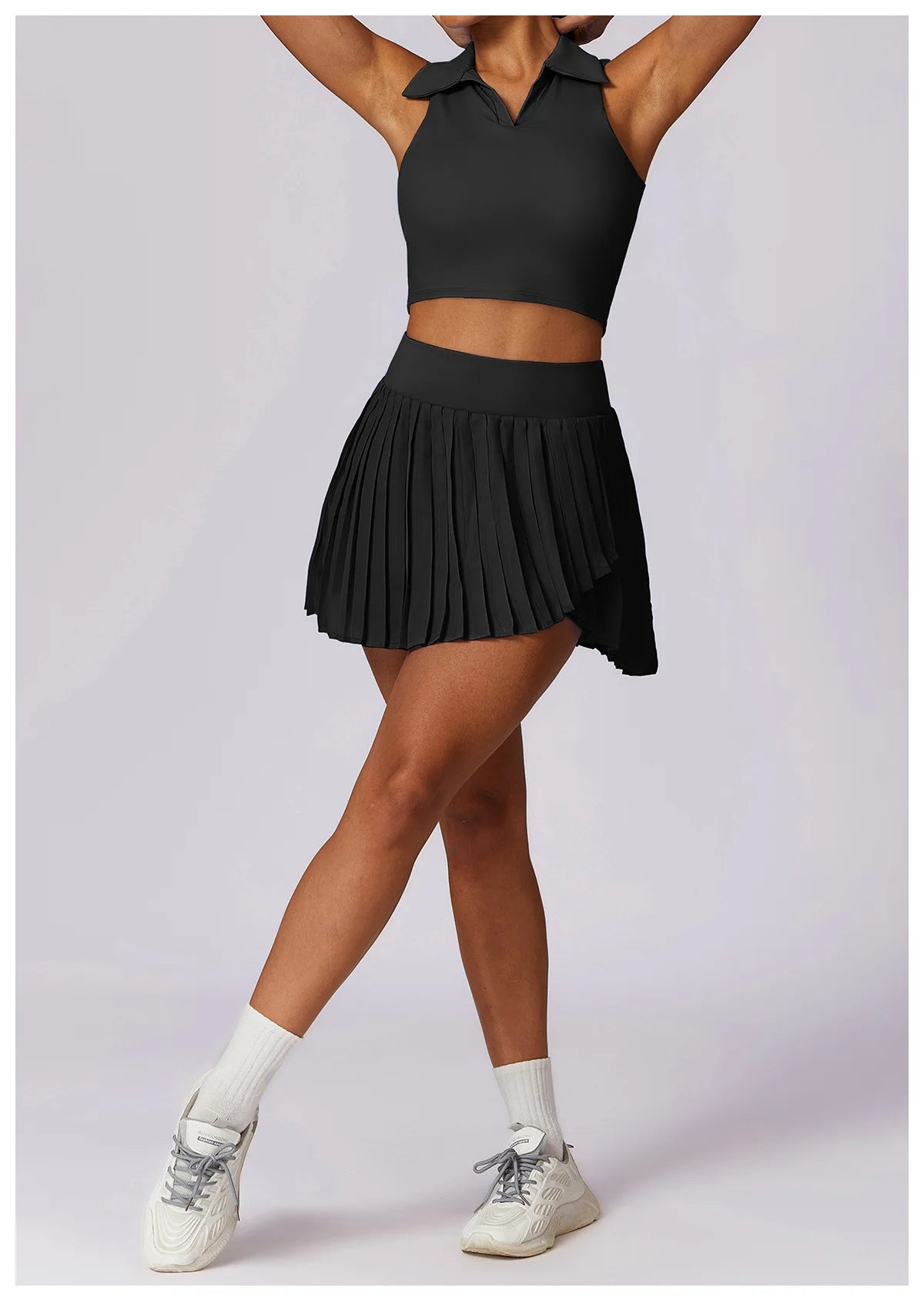 Workout Sports Skort Skirt top tennis set