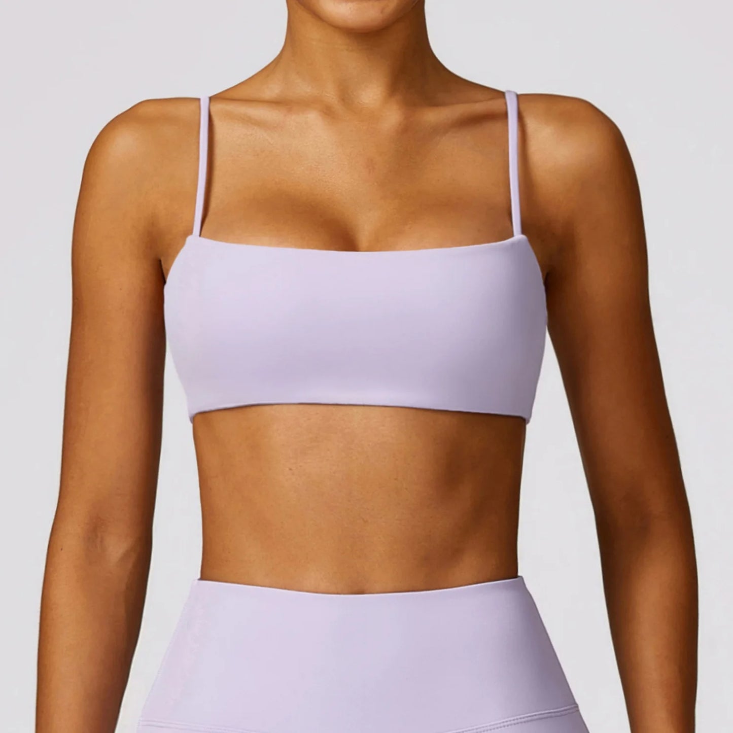 Breathable Shockproof Gym Workout Top Bra Romantic Purple