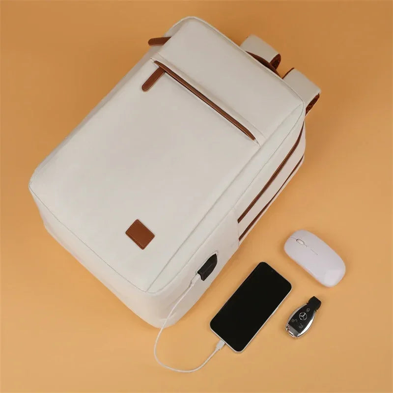 Large Capacity Travel Backpack with USB Charging Port