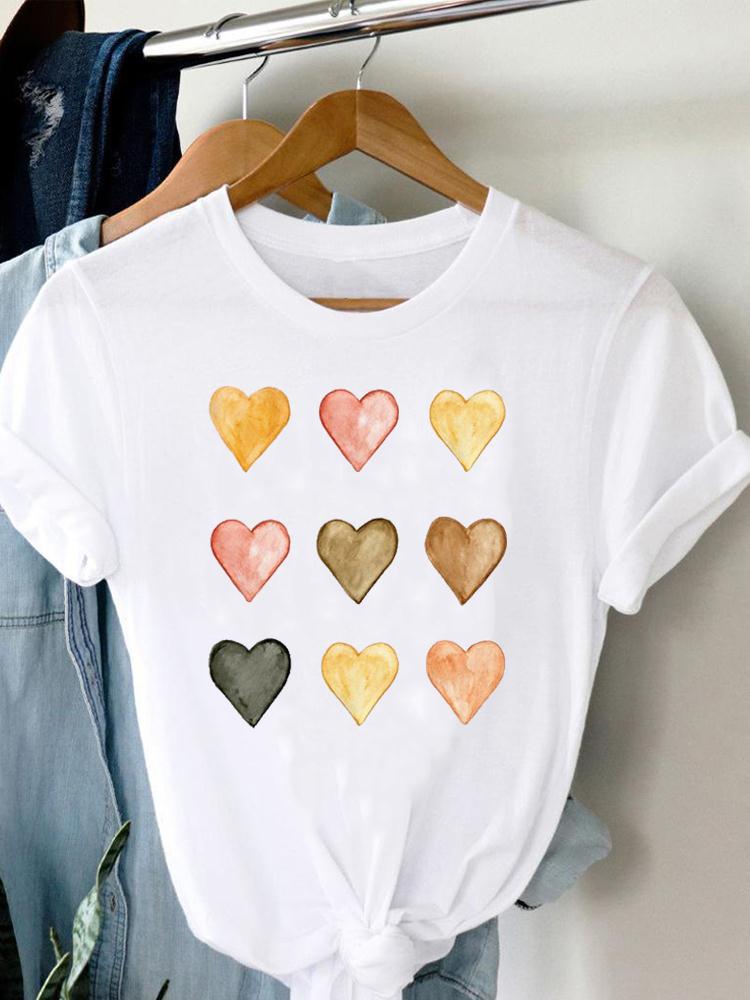 Summer Short Sleeve Print Graphic T Shirt