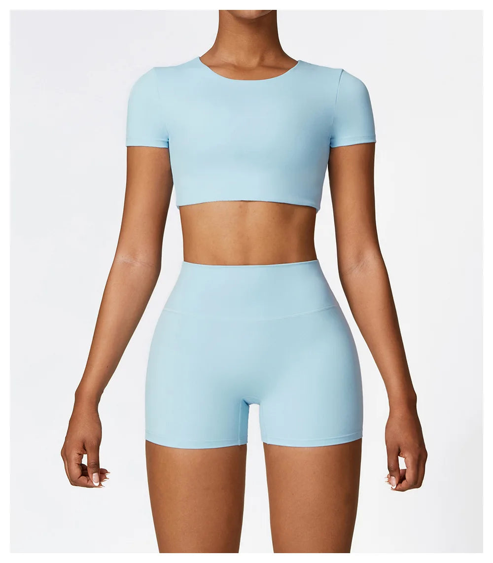 Seamless Yoga Workout Fitness Crop Top