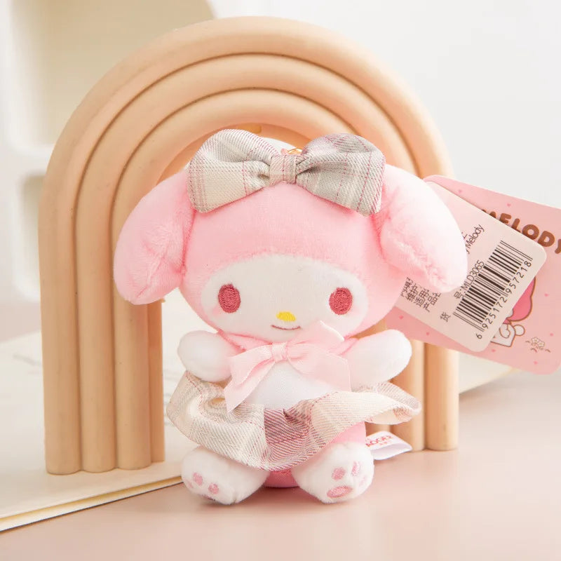 Sanrio Sakura Melody Kuromi Cinnamoroll soft Plush Toy 10cm Melody