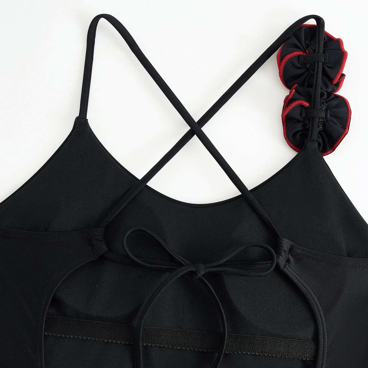 Flower Cross Back one piece swimsuit