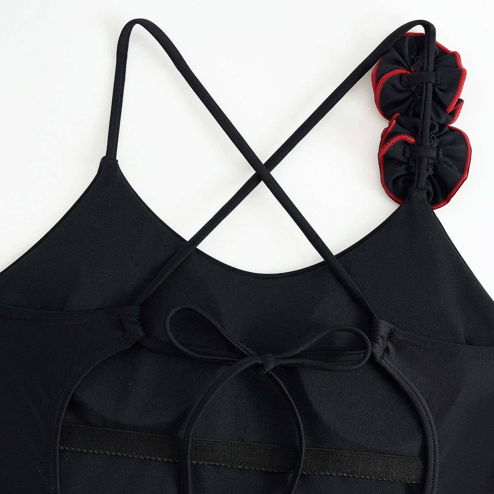 Flower Cross Back one piece swimsuit