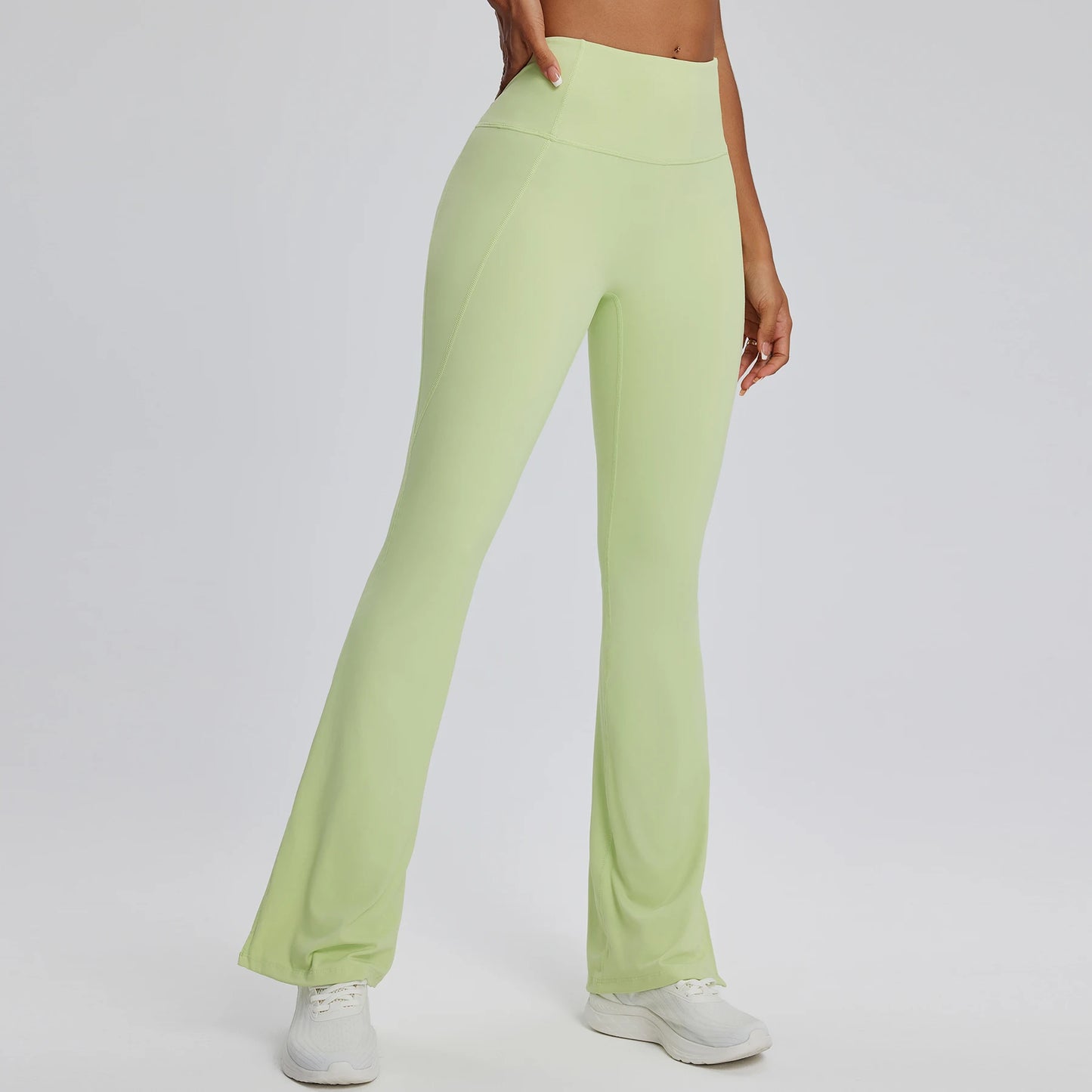 High waisted Flared gym workout Leggings