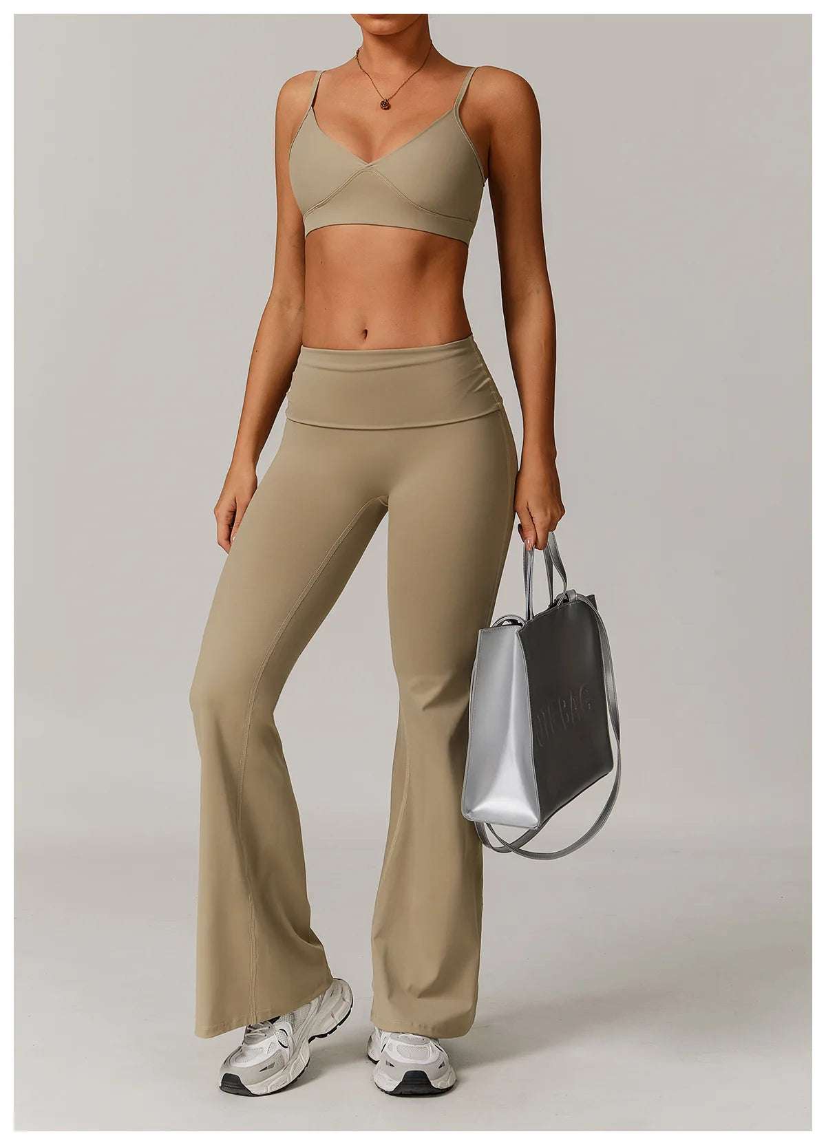 Bell-bottoms High Waist Wide Leg Fitness Workout Leggings