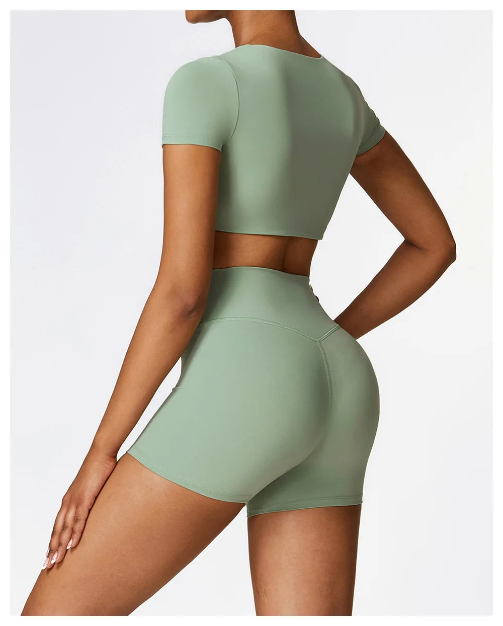 Seamless Yoga Workout Fitness Crop Top