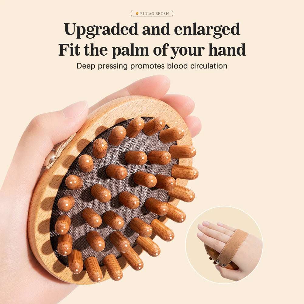 Multi-Functional Body Anti Cellulite Brush Head Scalp Body Massage Brush