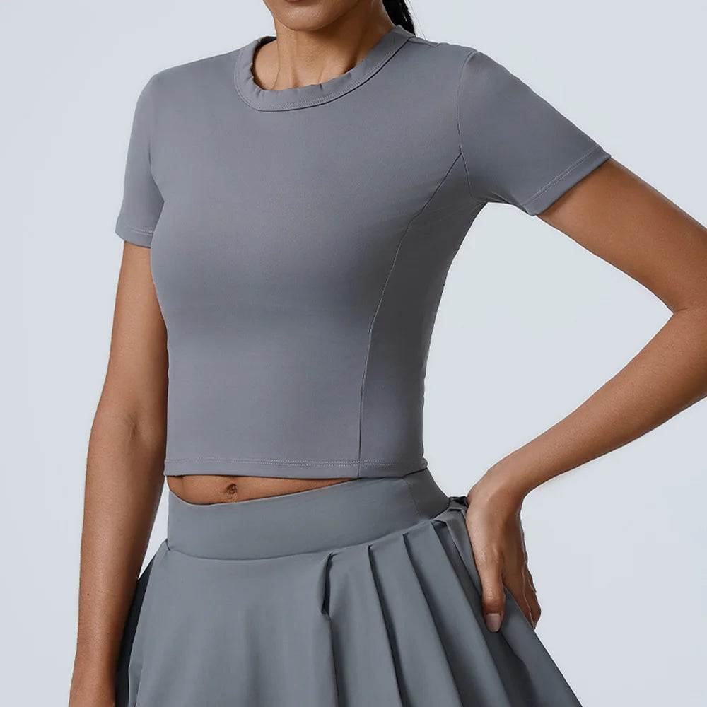 Workout Short Sleeve Yoga gym top