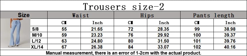 Wide Leg Bell-bottoms drawstring Sports Leggings