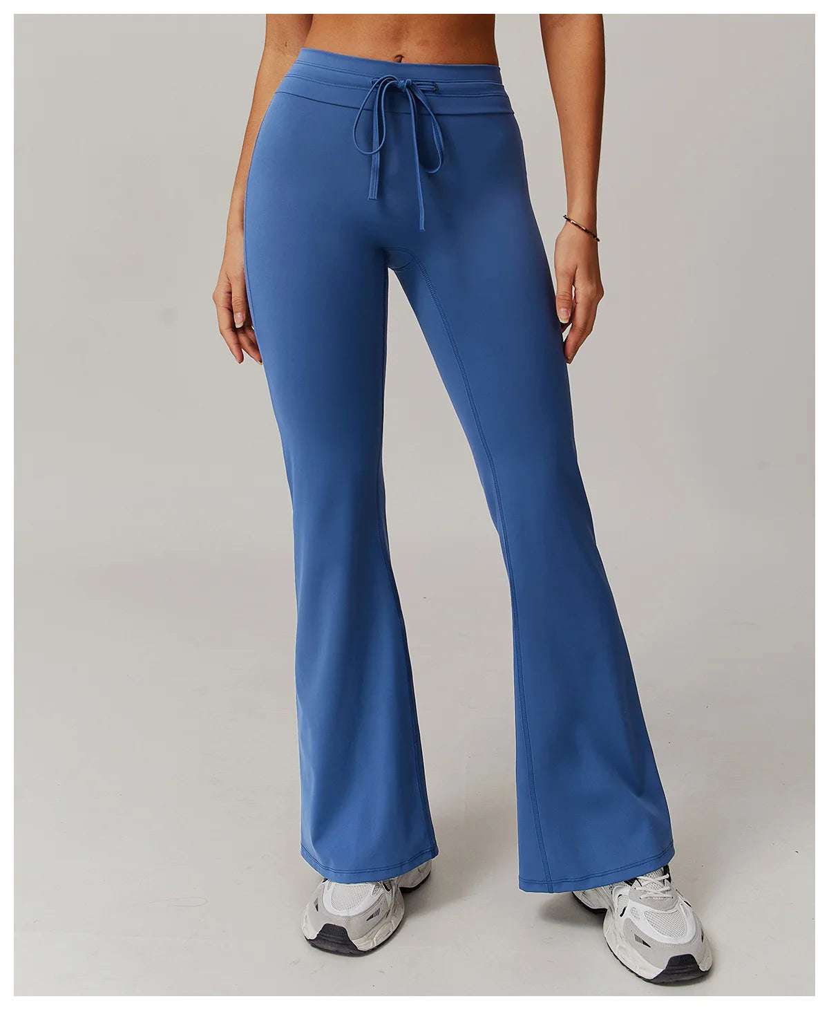 Wide Leg Bell-bottoms drawstring Sports Leggings