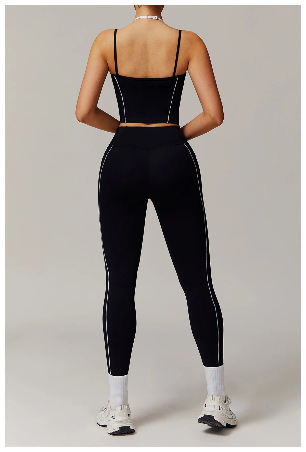 Bra & Flared high waisted leggings set