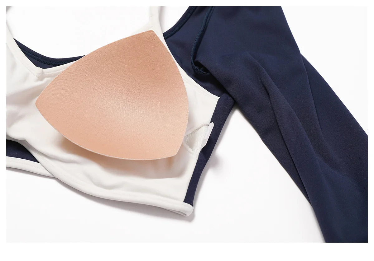 Long Sleeve open back Yoga Workout Fitness Top