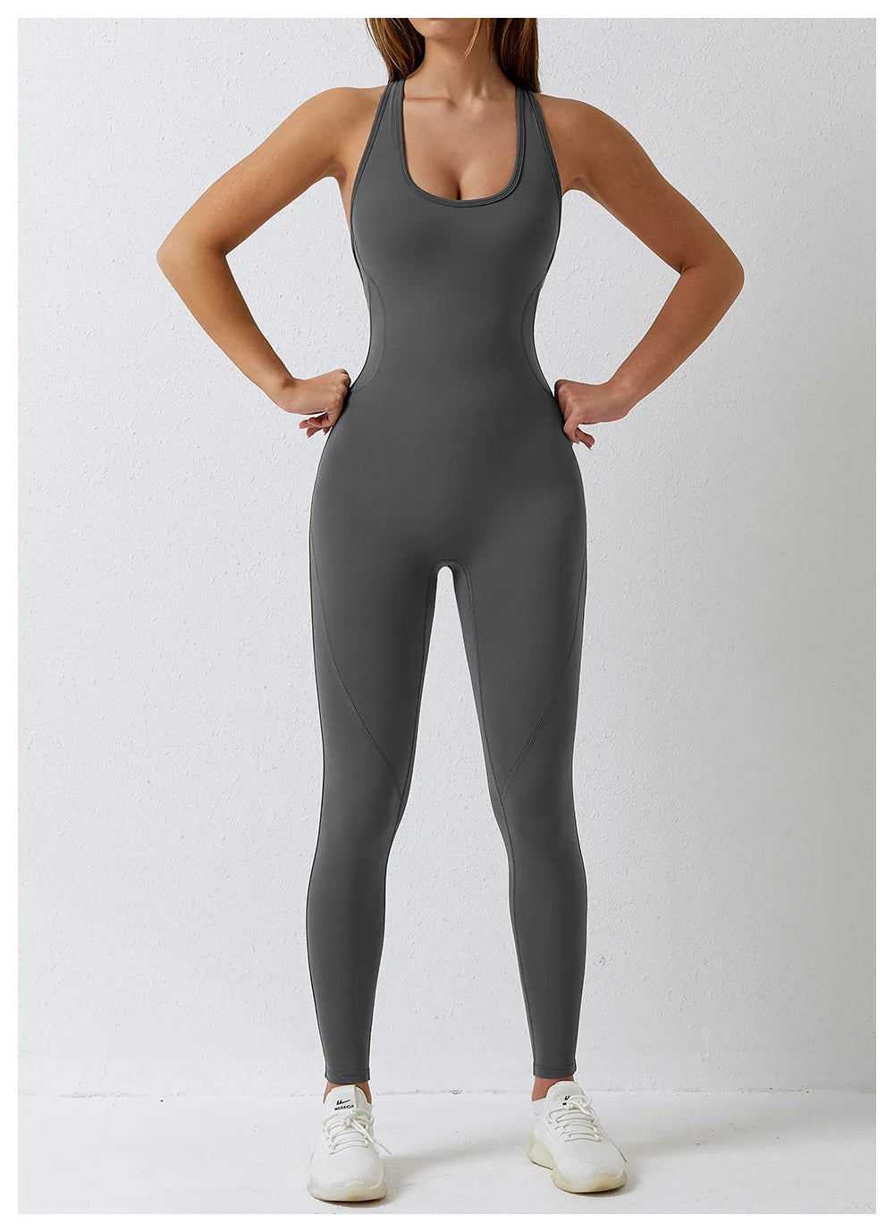 Backless Fitness Sportswear One-piece Bodysuit