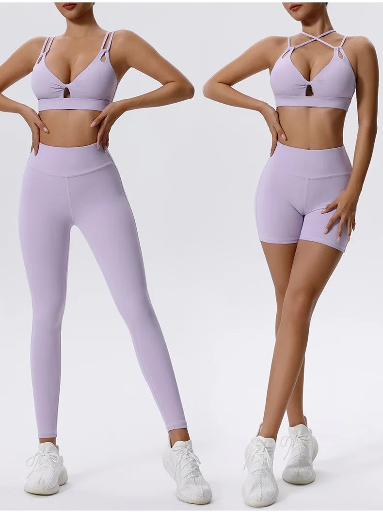 2 piece Yoga Sportswear Bra & Leggings Set