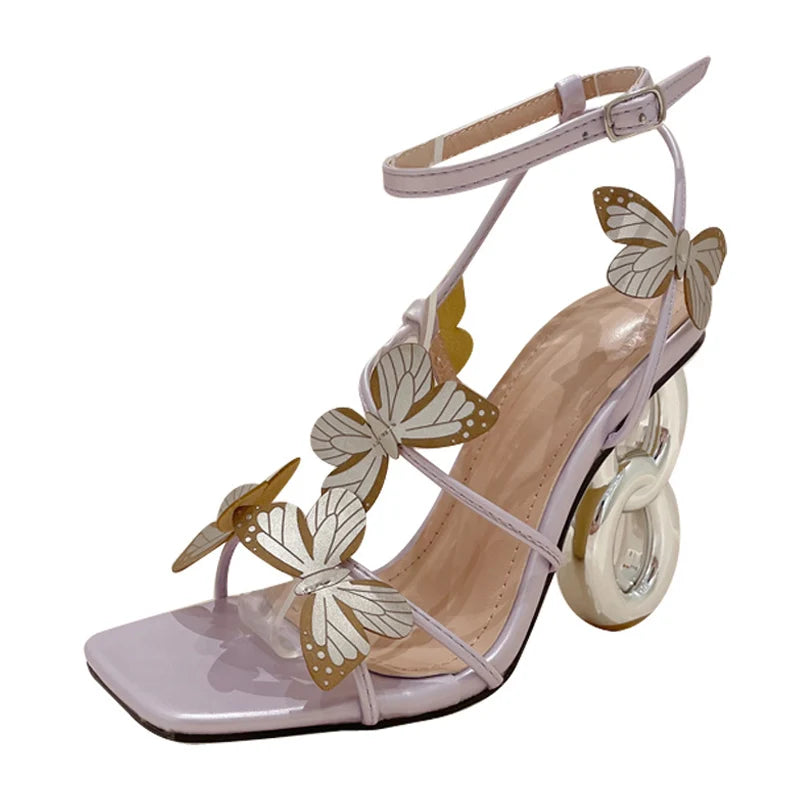 New Women quirky High Heels Purple