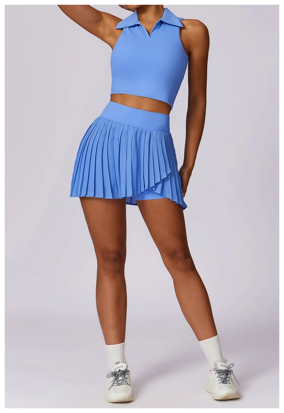 Workout Sports Skort Skirt top tennis set