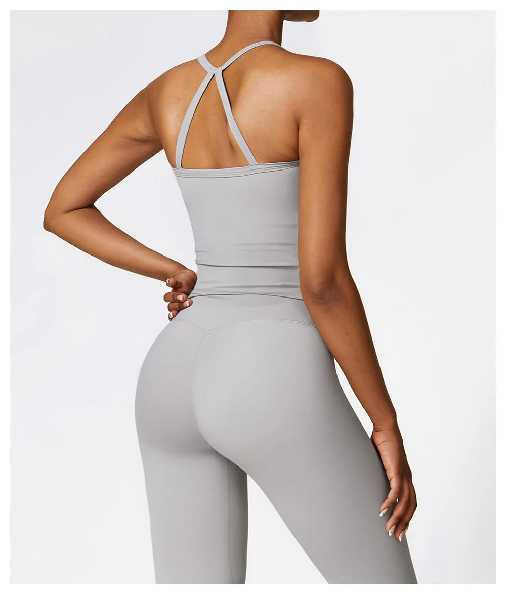 Cross Back Yoga Sports Bra