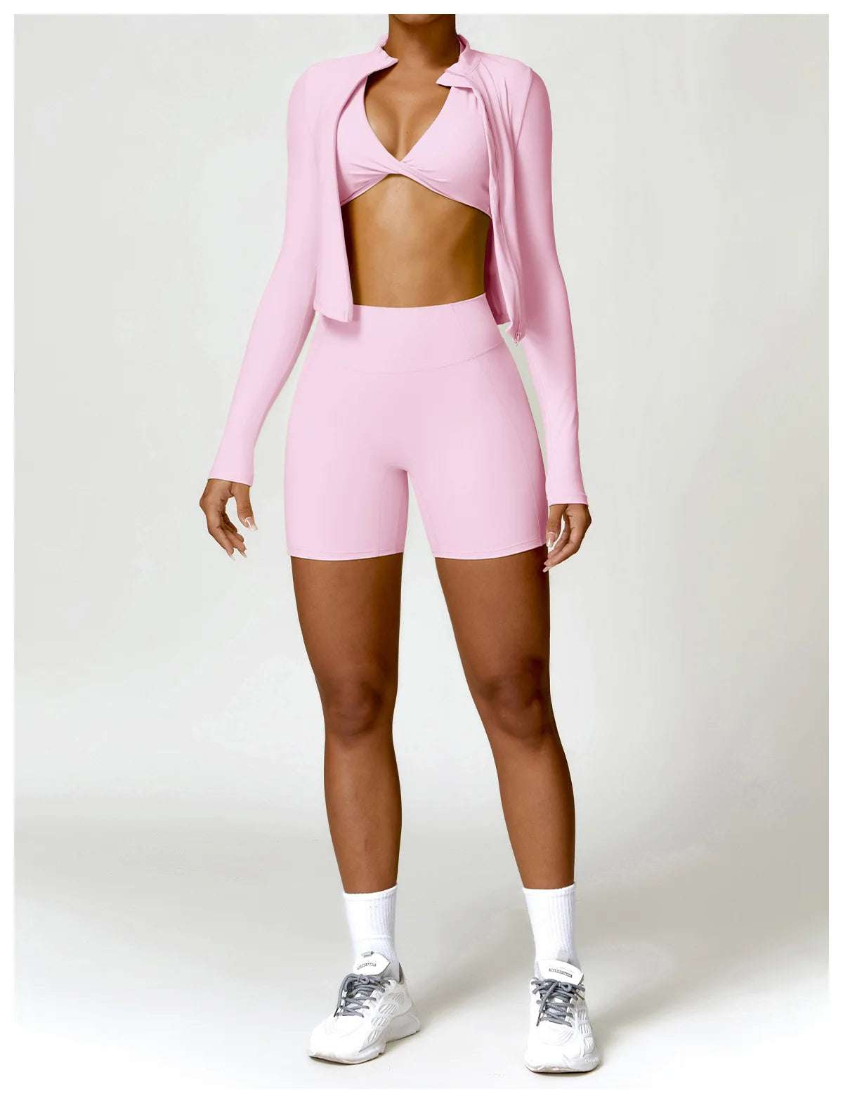 Full Zip-up Yoga Gym Workout Jacket