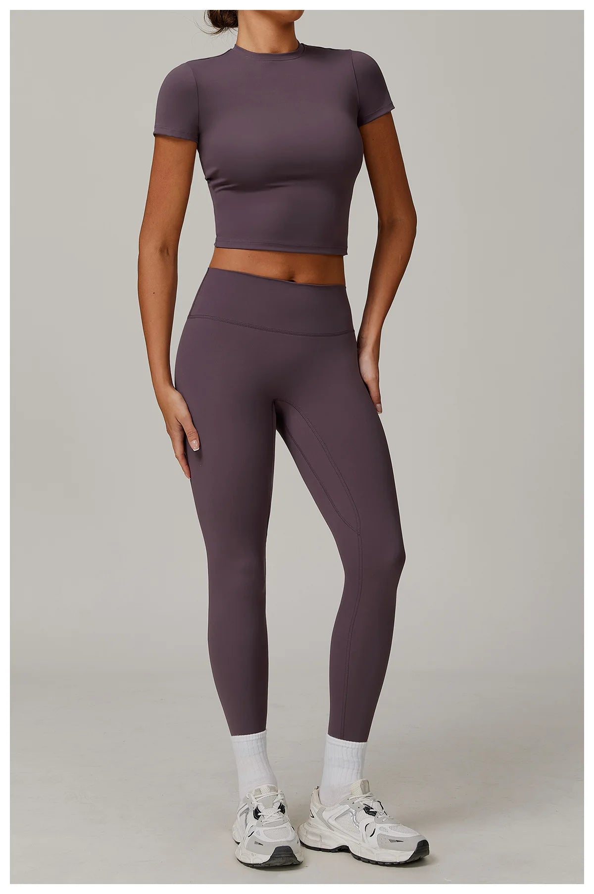 Short Sleeve round neck Yoga Gym Top