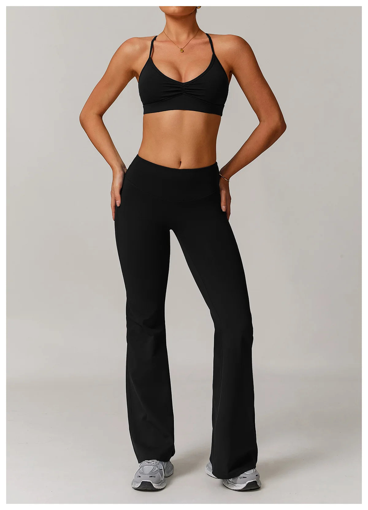 Shoulder Straps Fitness Sports Bra